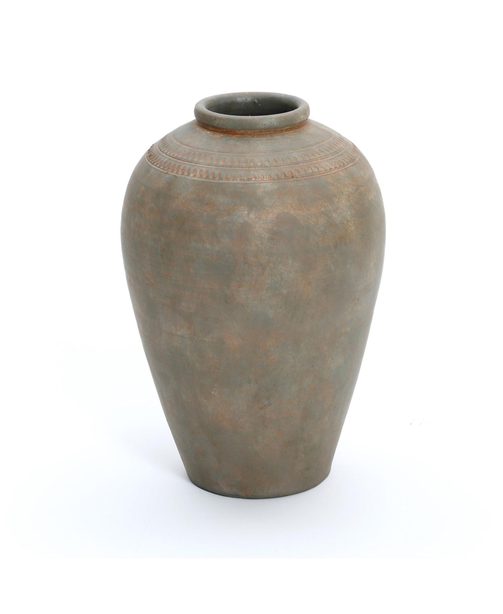 Ваза LuxenHome Rustic Ceramic Flower Vase, 14'' Brown Terracotta
