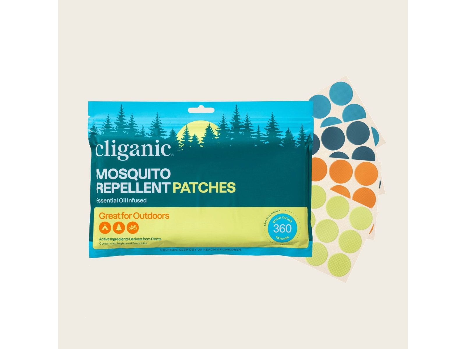 Mosquito Repellent Patches - Solid - 360 Count