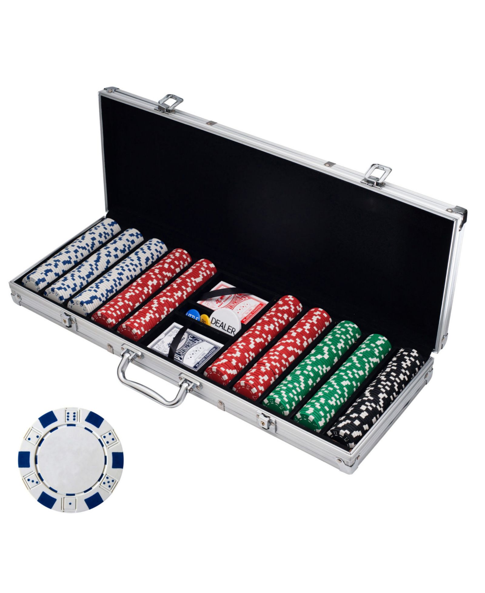 Набор для покера Trademark Poker с 500 фишками и кейсом