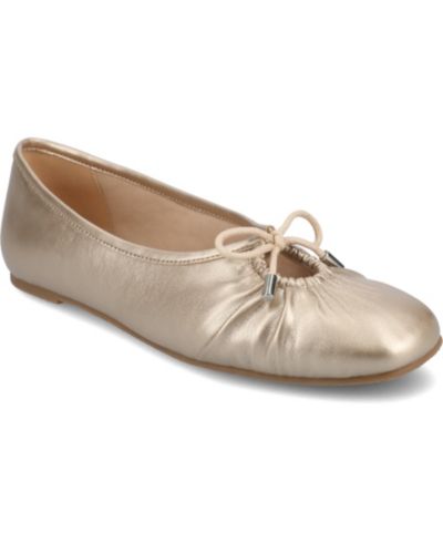 Journee Collection Женский Callee Rouched Tie Ballet Flats