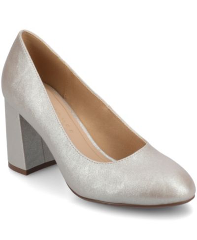 Женские туфли-лодочки Journee Collection Seraphina Round Toe Block Heel