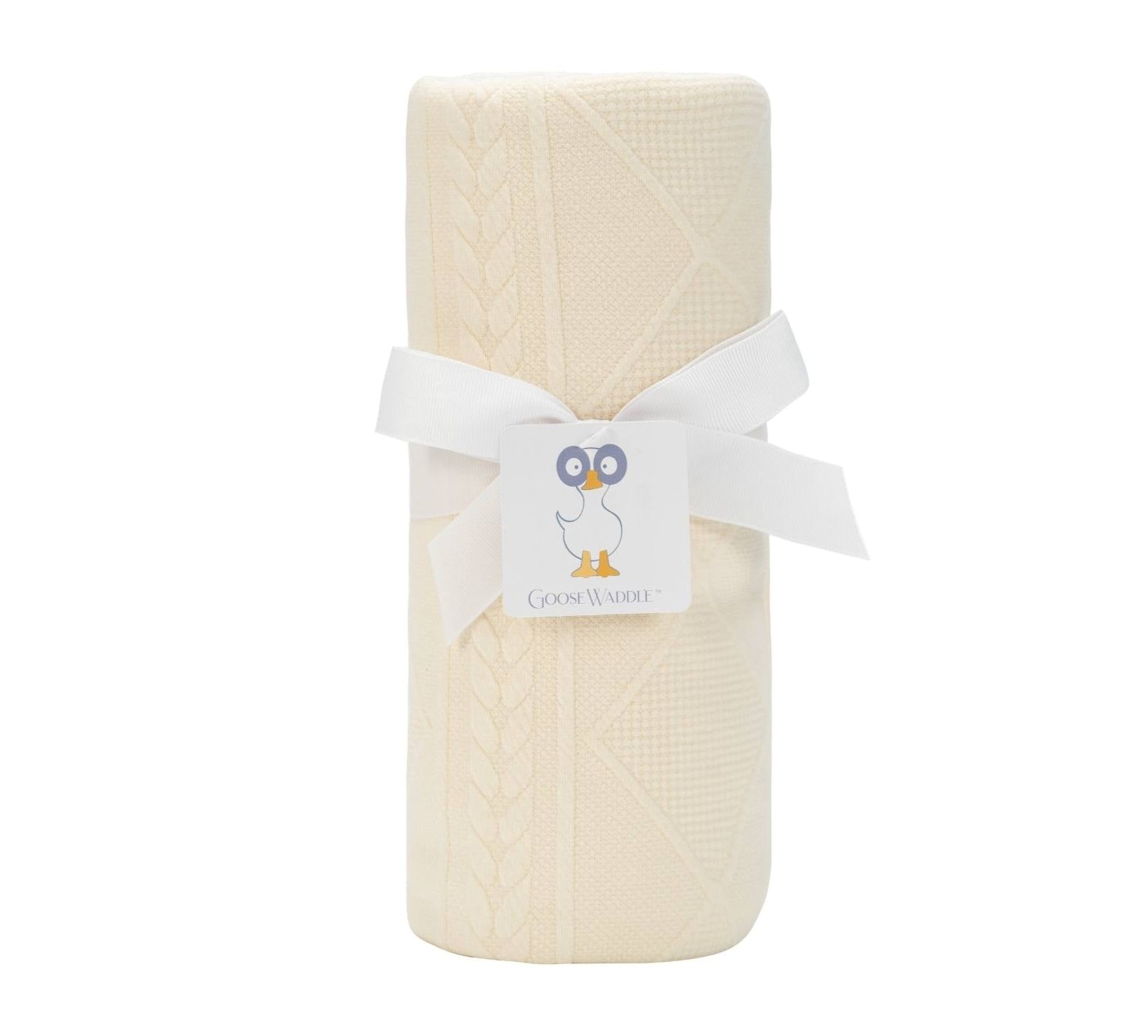 GooseWaddle Lavender Knit Blanket