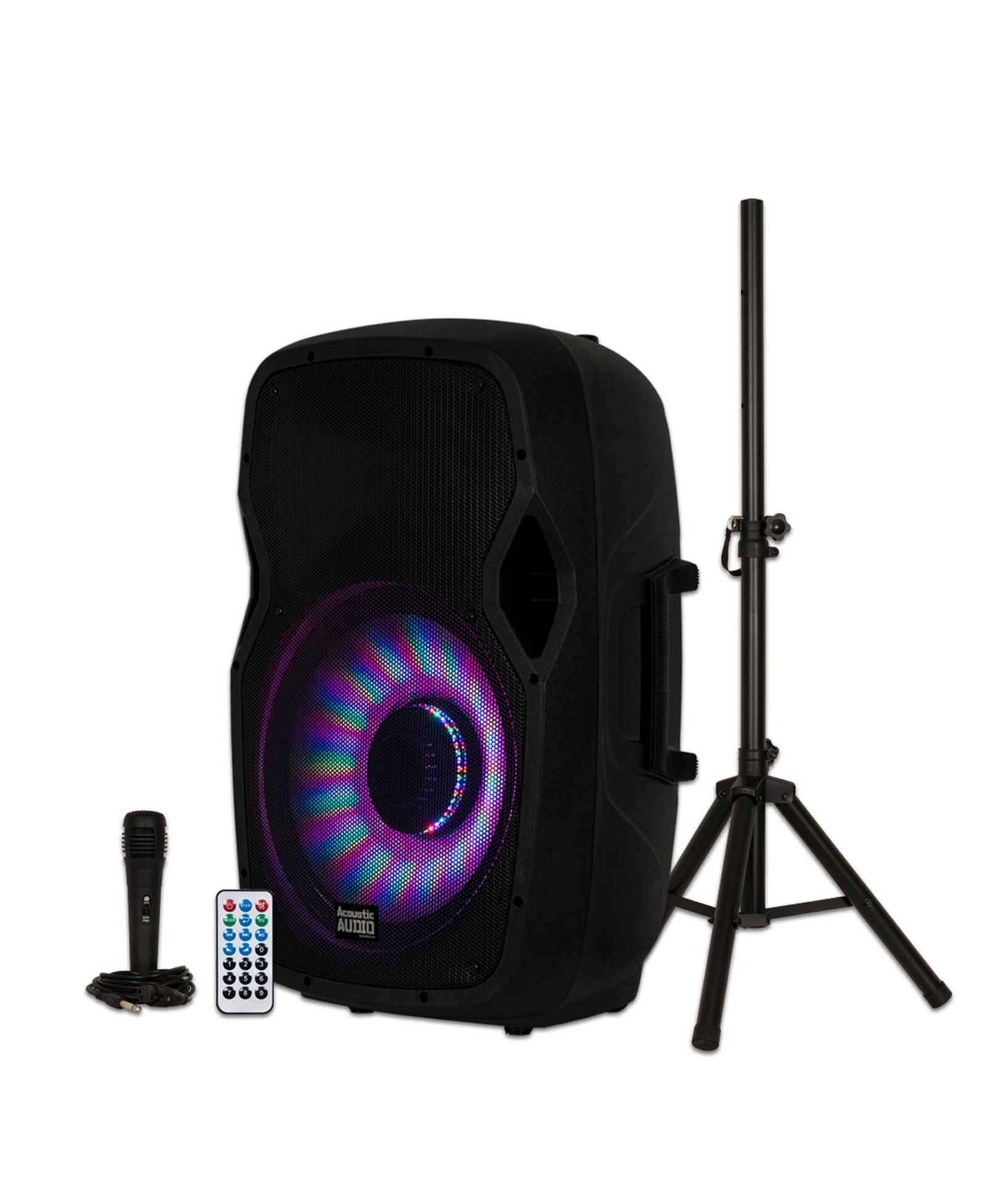 Bluetooth-колонка Acoustic Audio by Goldwood 1000W, PA System с мигающими LED