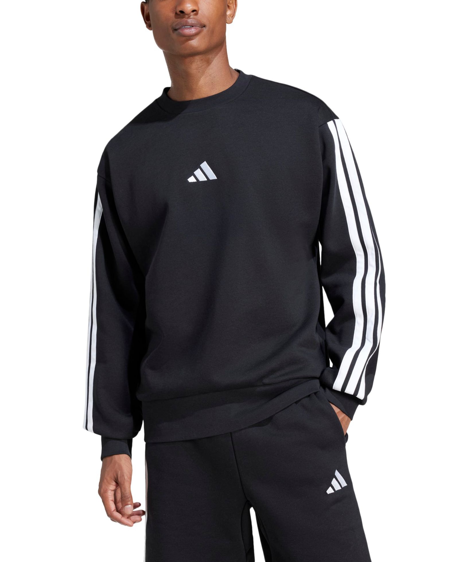 Мужское флисовое свитшот adidas Essentials 3-Stripes