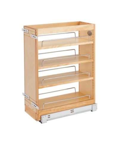 Rev-A-Shelf 8" Pullout Vanity Storage Organizer for Base Cabinets, 448-BC19-8C