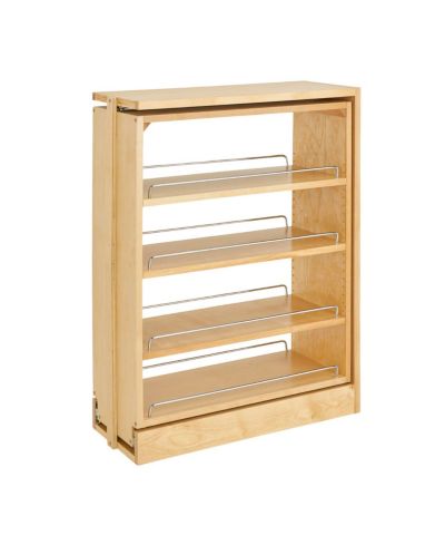 Rev-A-Shelf 9" Pullout Kitchen Cabinet Filler Organizer Spice Rack, 432-BF-9C