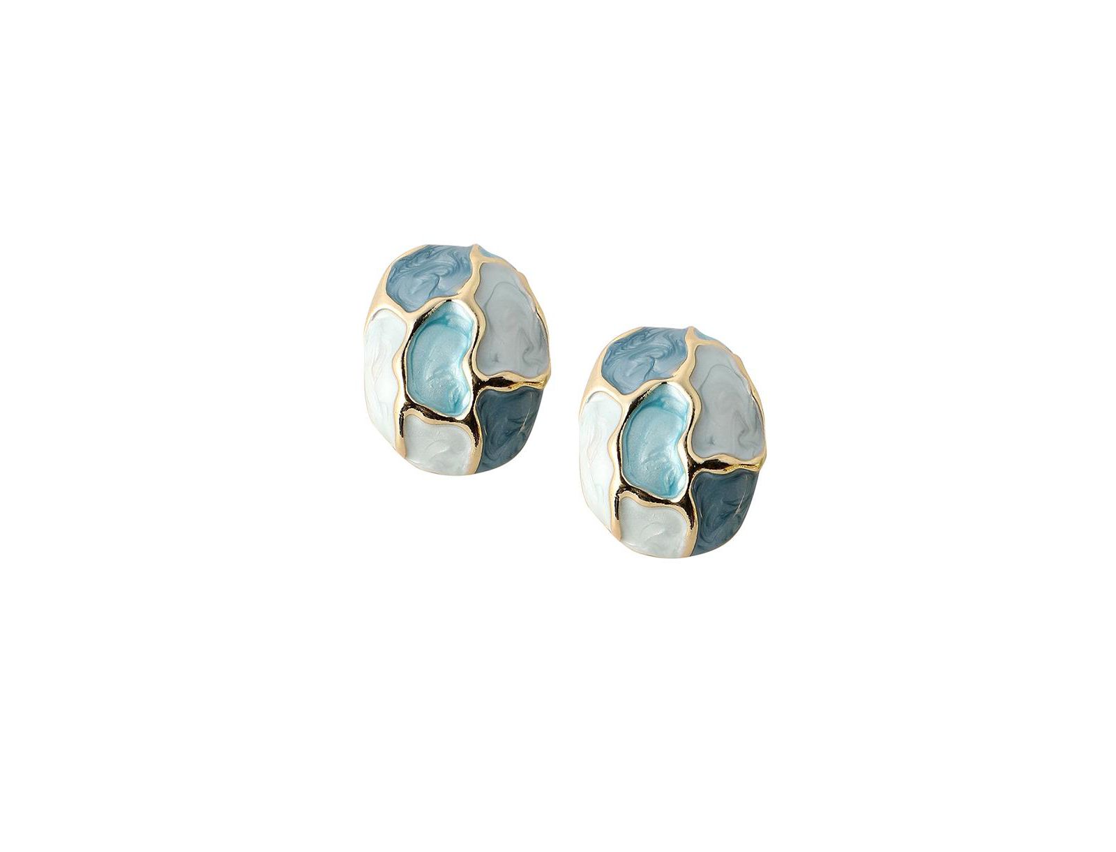 Женские серьги-гвоздики SOHI The Veined