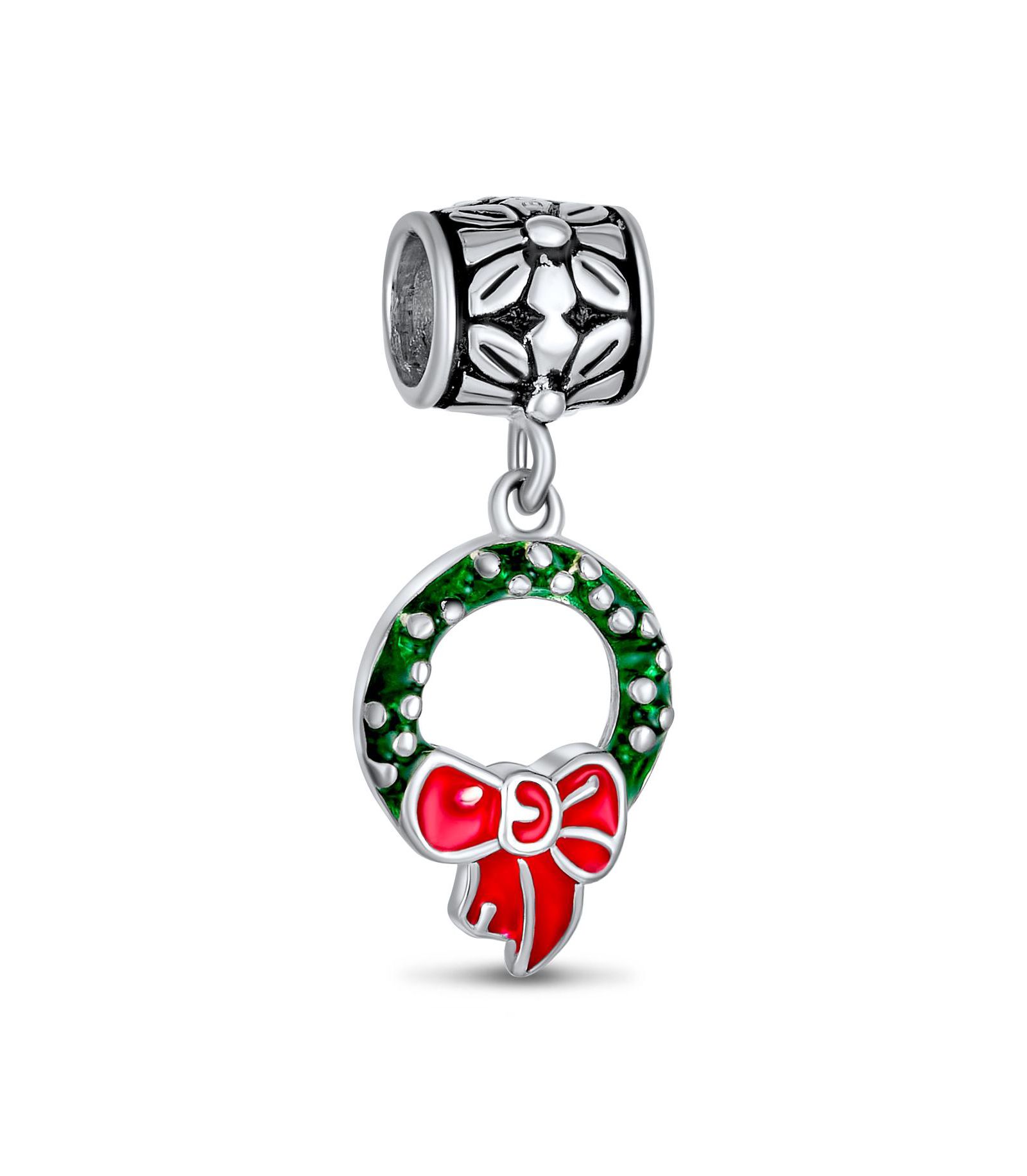 Подвеска Bling Jewelry из серебра .925 с рождественской тематикой для браслета