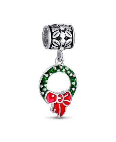 Подвеска Bling Jewelry из серебра .925 с рождественской тематикой для браслета