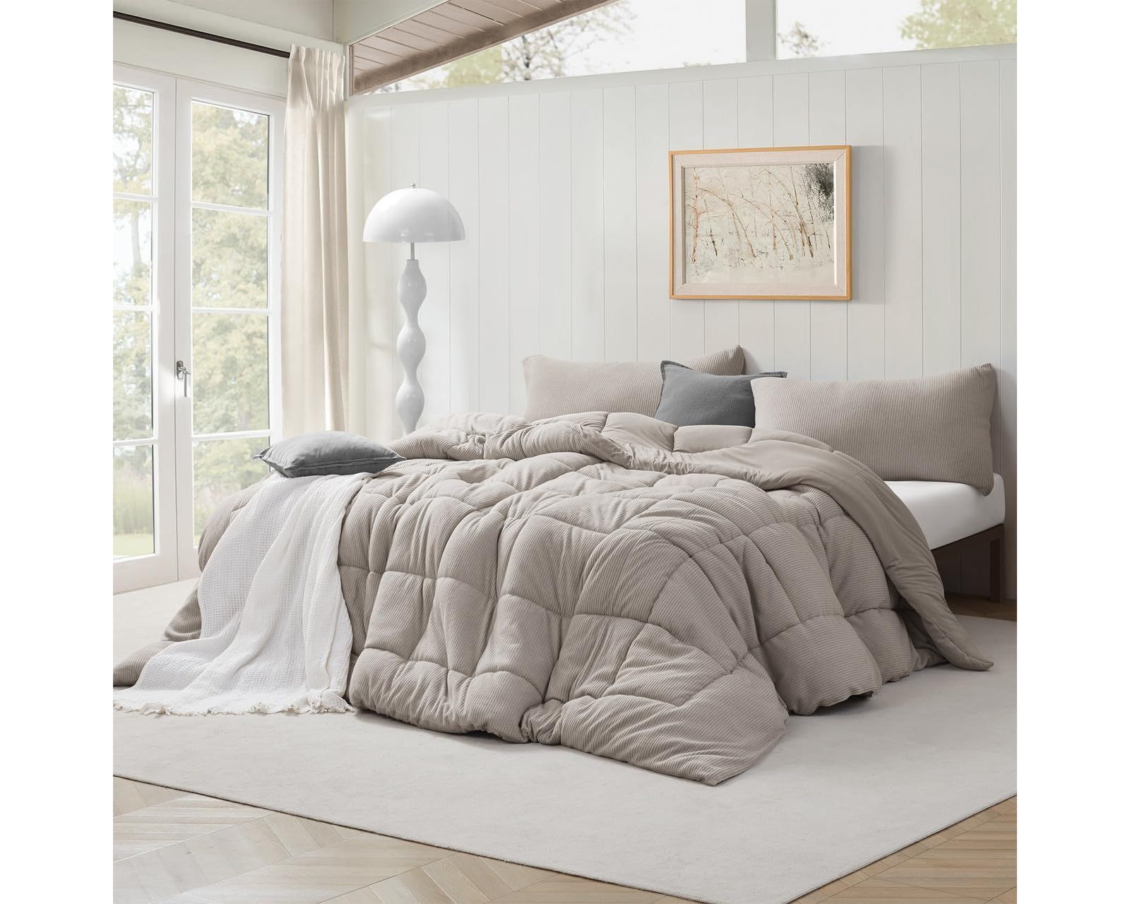 Gettin Warmer - Coma Inducer Oversized Comforter - Driftwood Taupe
