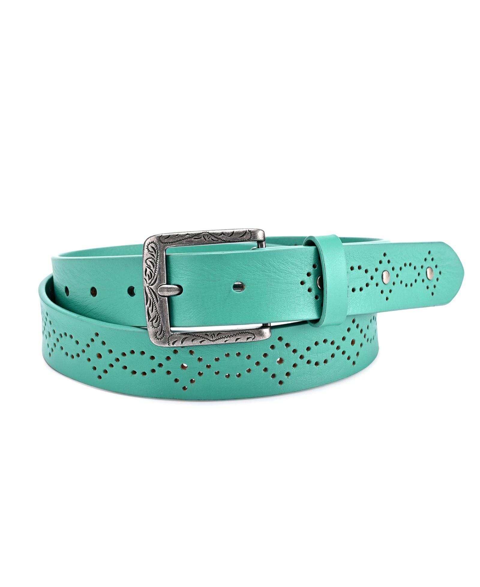 OLD TREND Women's Daisy Blossom Leather Belt