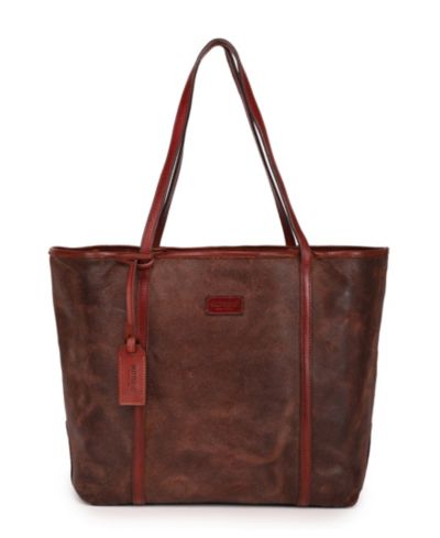 OLD TREND Alder Large Leather Tote Bag
