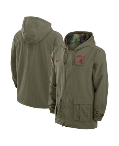 Худи Nike Men's Olive Alabama Crimson Tide 2024 Military Appreciation