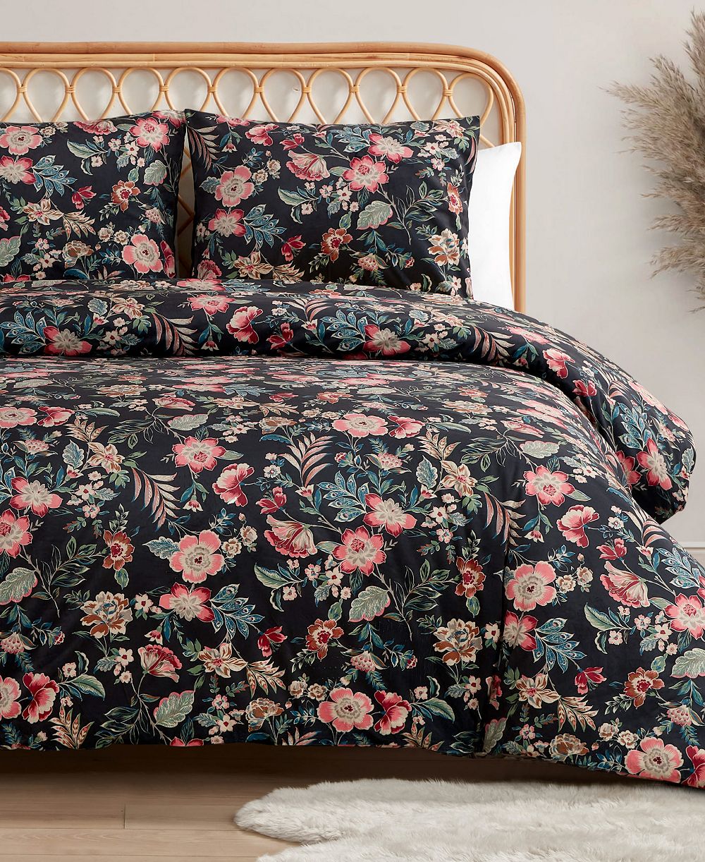 Комплект пододеяльника Jessica Simpson Arcadian Blooms из 3 предметов, Full/Queen