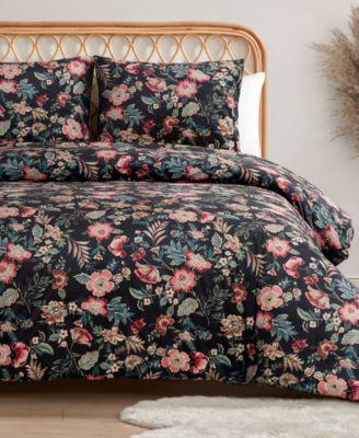 Комплект пододеяльника Jessica Simpson Arcadian Blooms из 3 предметов, Full/Queen