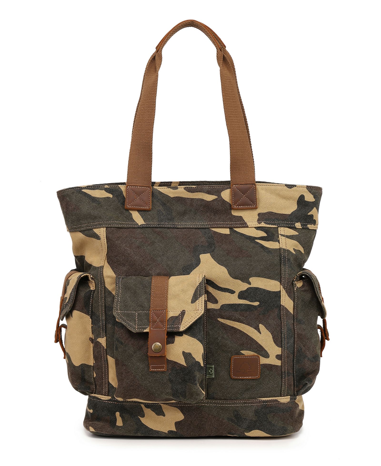 TSD BRAND Leaf Hill Large Tote Bag