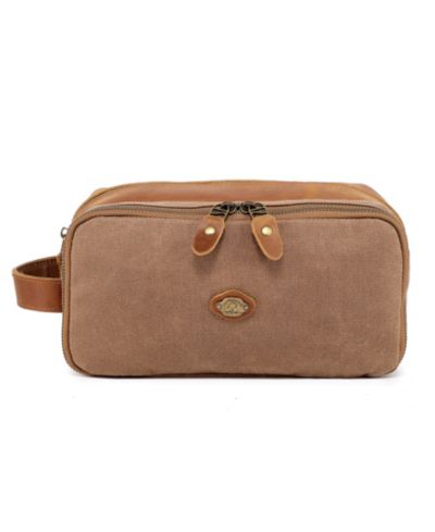 TSD BRAND Turtle Ridge Zip Top Toiletry Bag