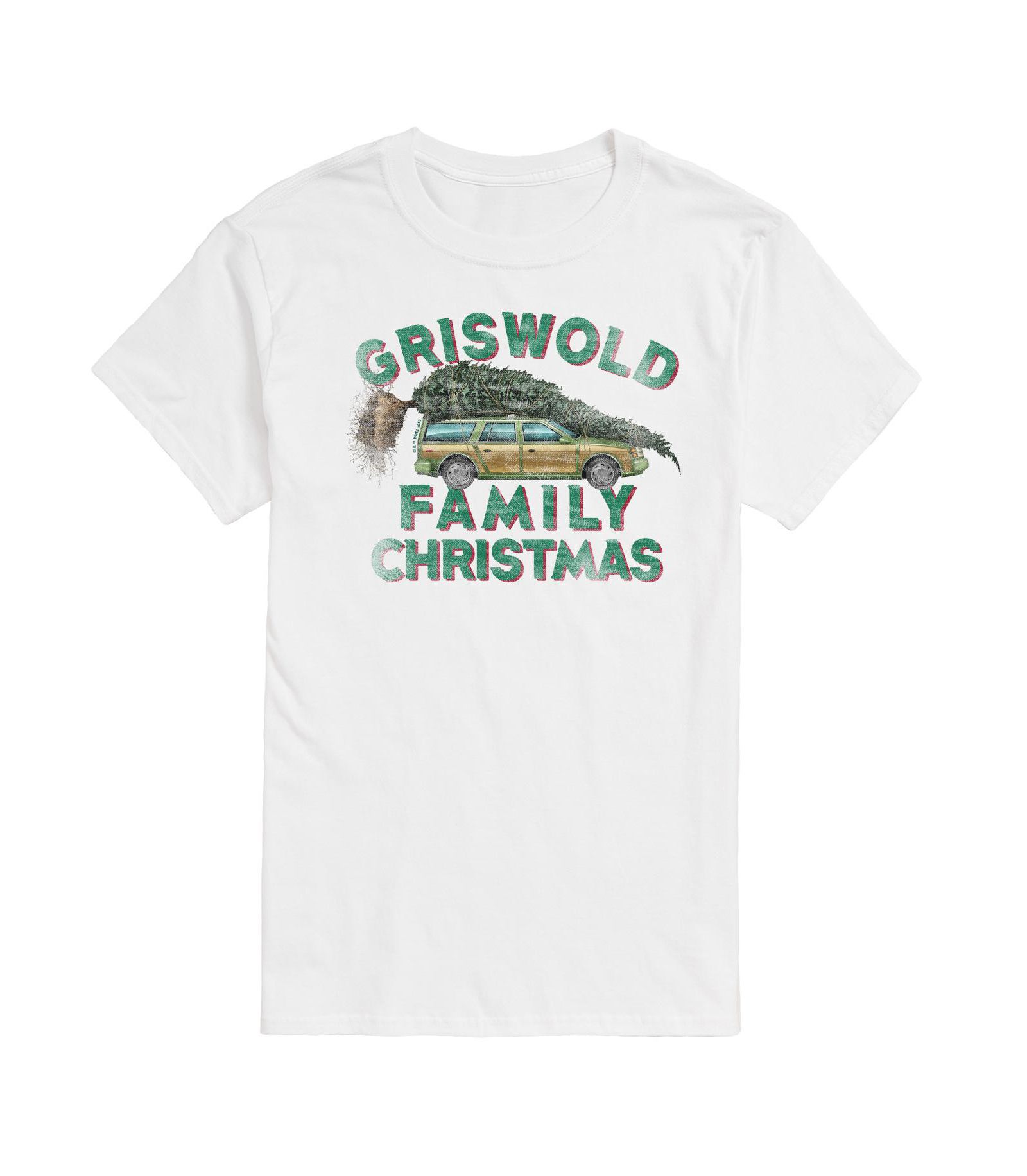 AIRWAVES Men's National Lampoons Christmas Vacation Griswold Short Sleeve Tee