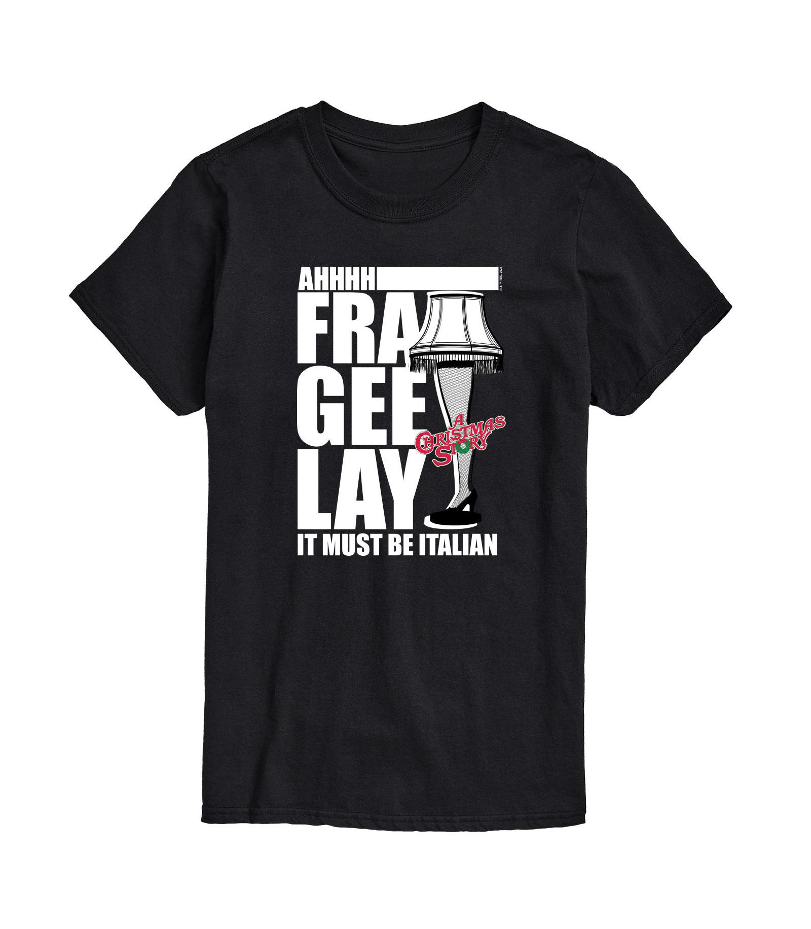 AIRWAVES Men's A Christmas Story Frageelay Short Sleeve Tee