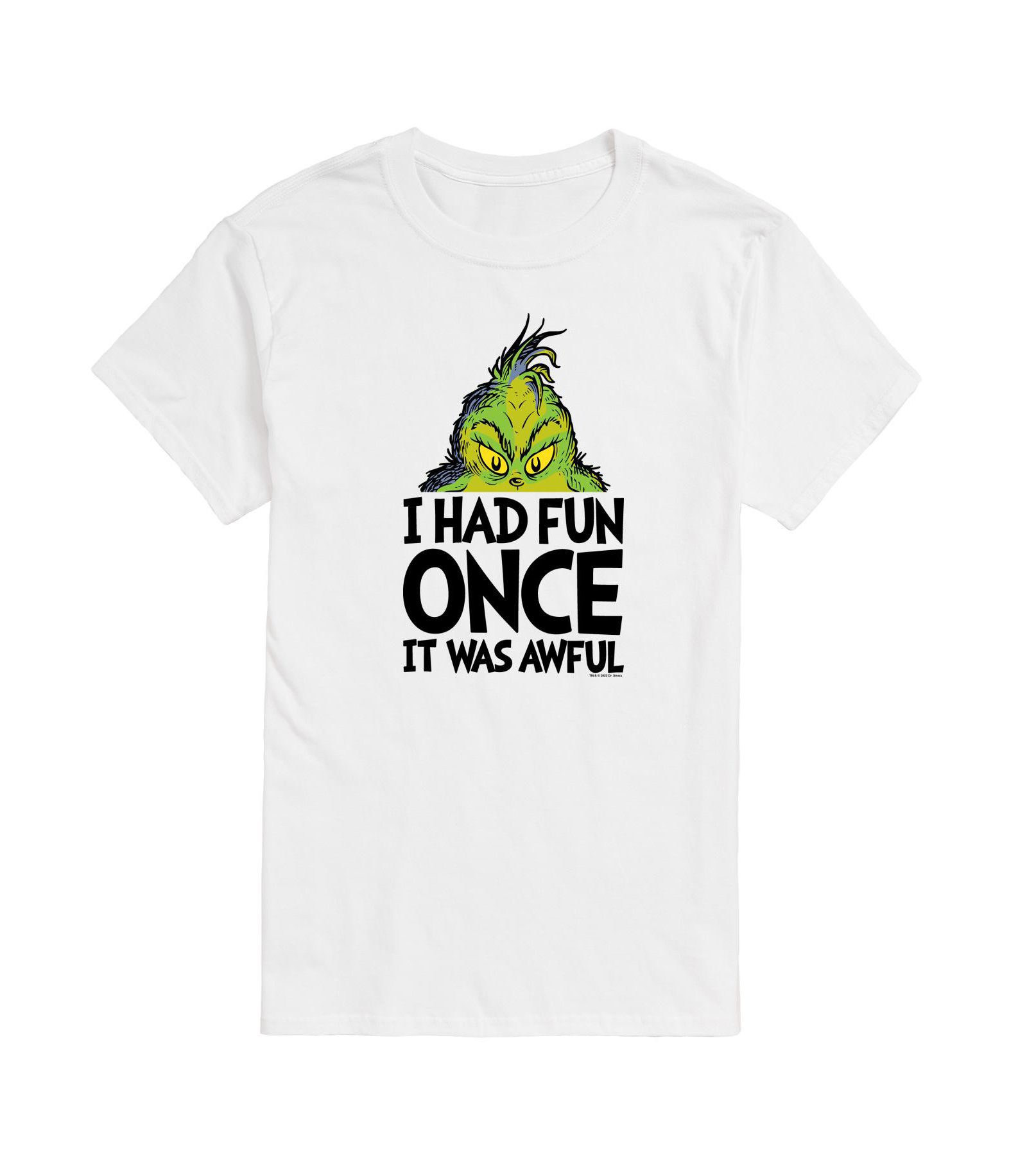 Мужская футболка AIRWAVES The Grinch Had Fun Once People Short Sleeve