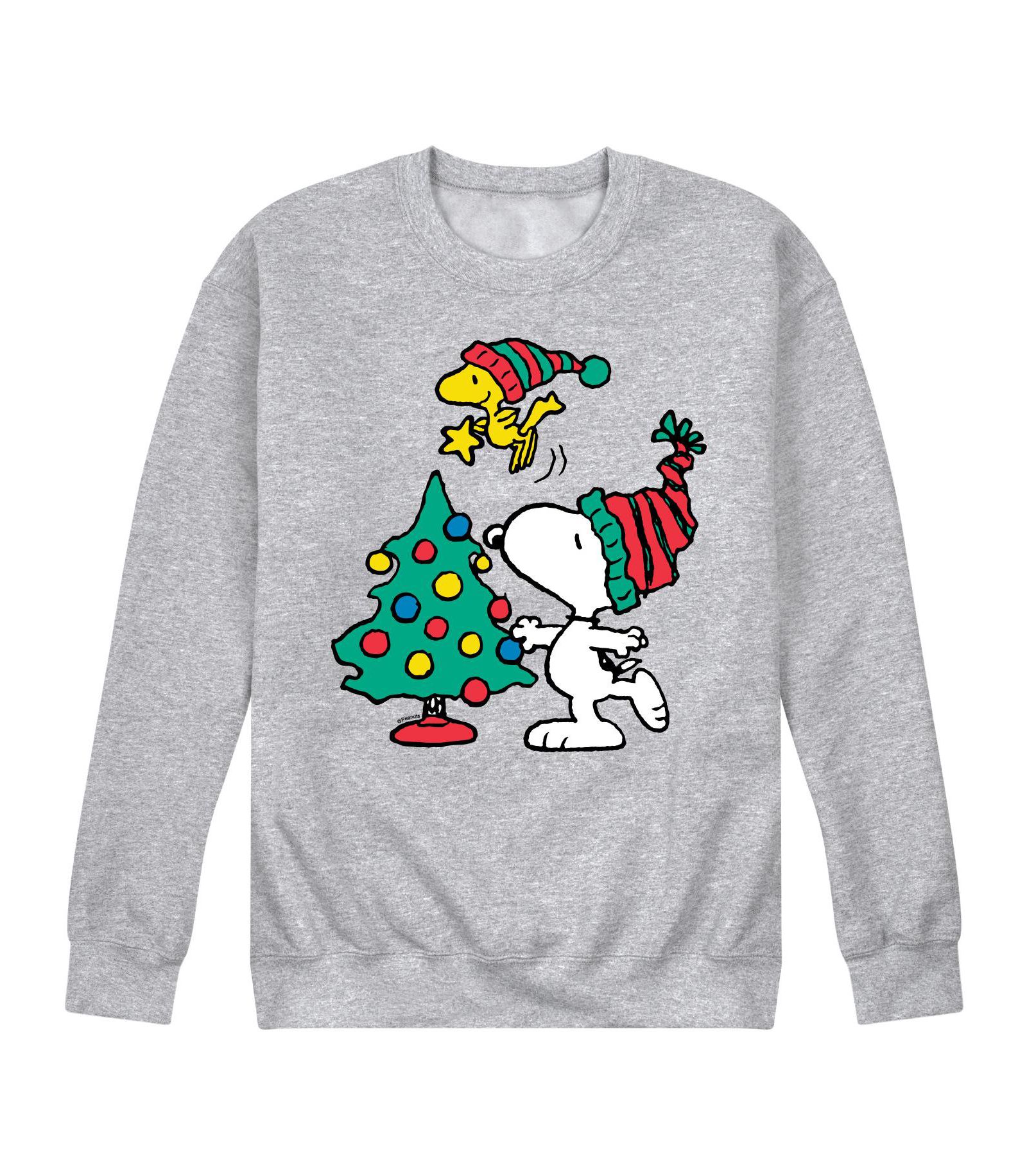 Мужская флисовая футболка AIRWAVES Peanuts Snoopy Tree Long Sleeve