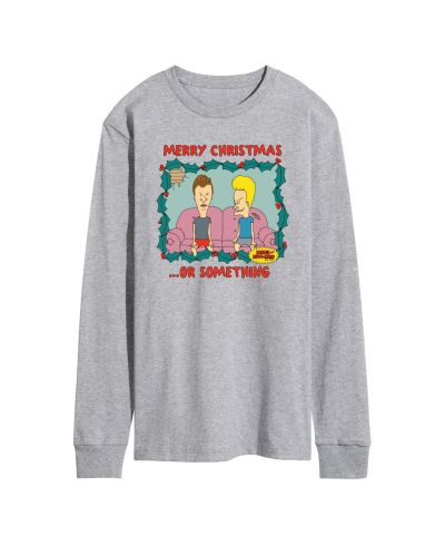 AIRWAVES Мужской флисовый лонгслив Beavis and Butthead Merry Christmas