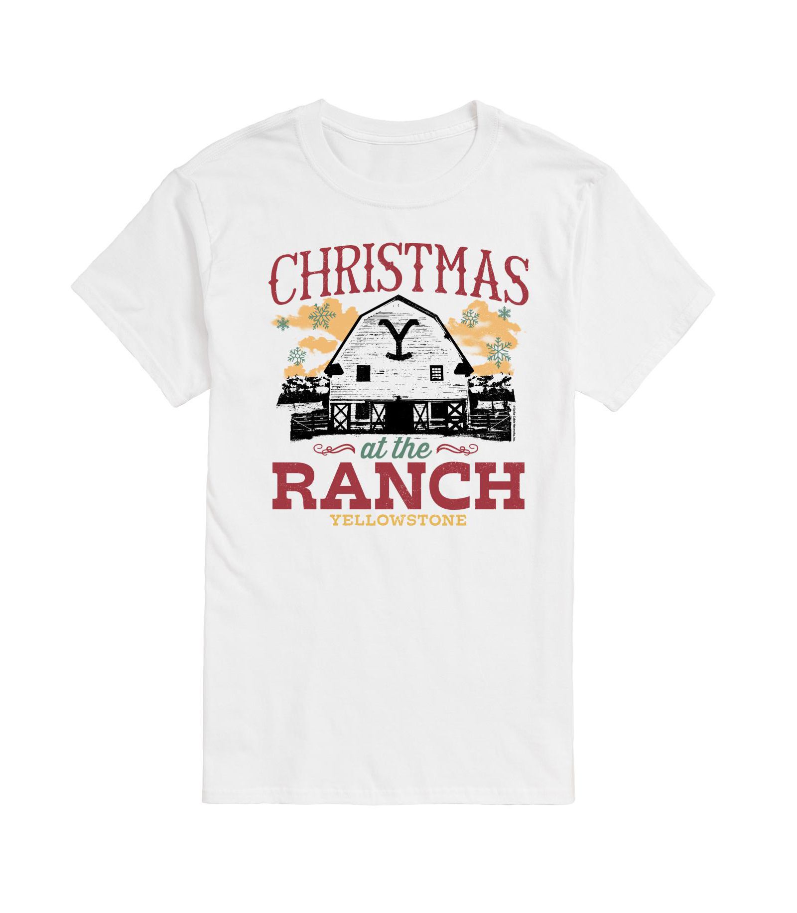 Мужская футболка AIRWAVES Yellowstone Christmas Ranch Rules