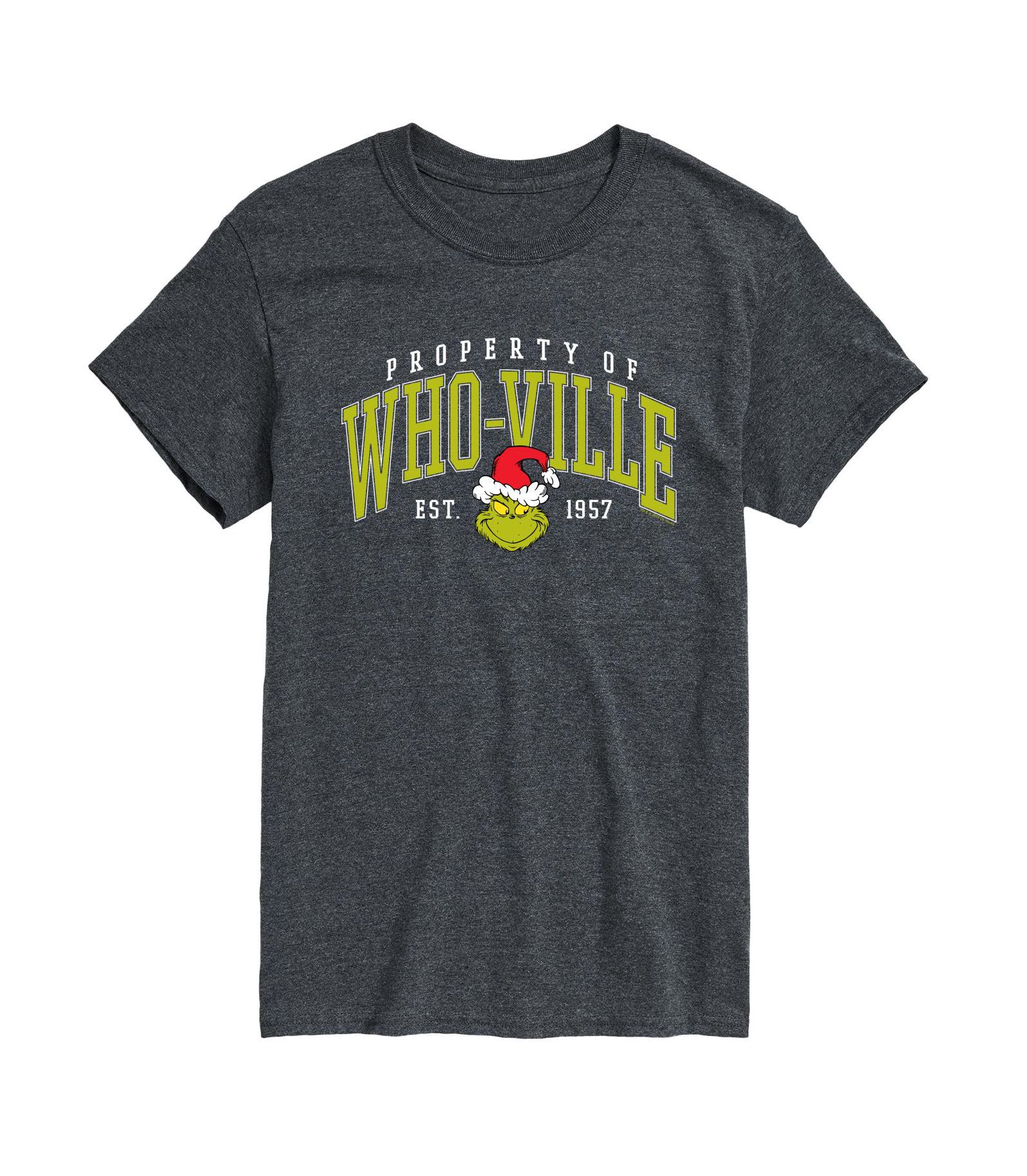 AIRWAVES Men's The Grinch Whoville Short Sleeve Tee