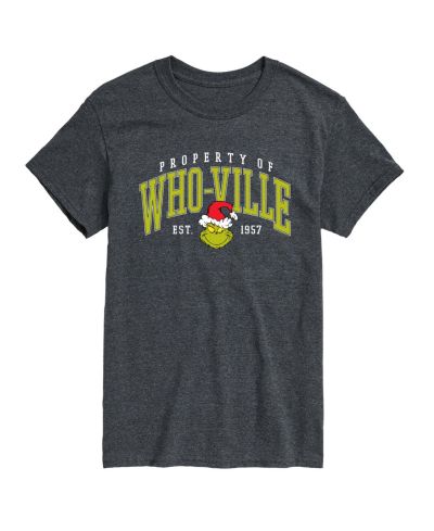 AIRWAVES Men's The Grinch Whoville Short Sleeve Tee