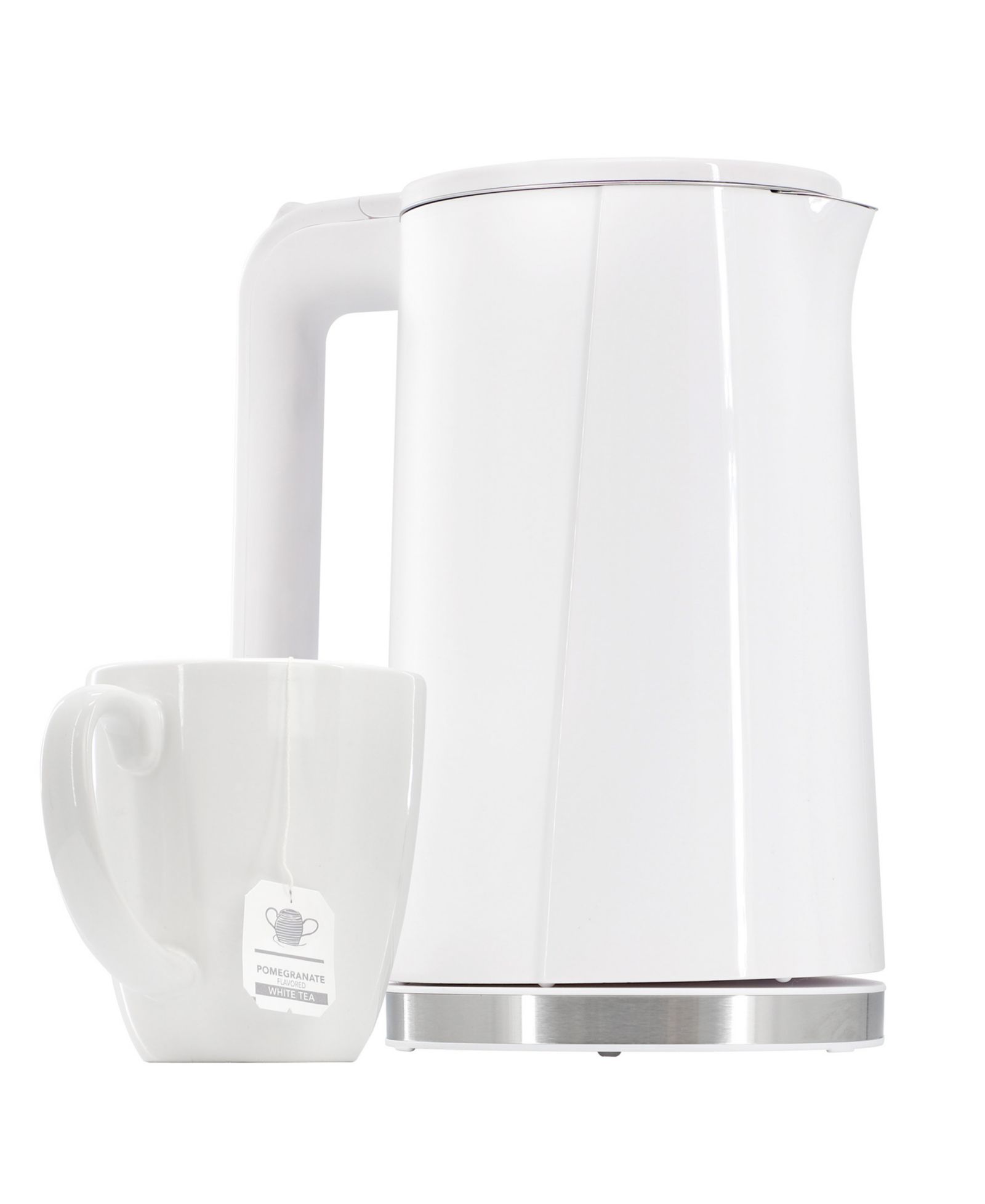 MegaChef электрический чайник Double Wall Stainless Steel, 1.7 Quart