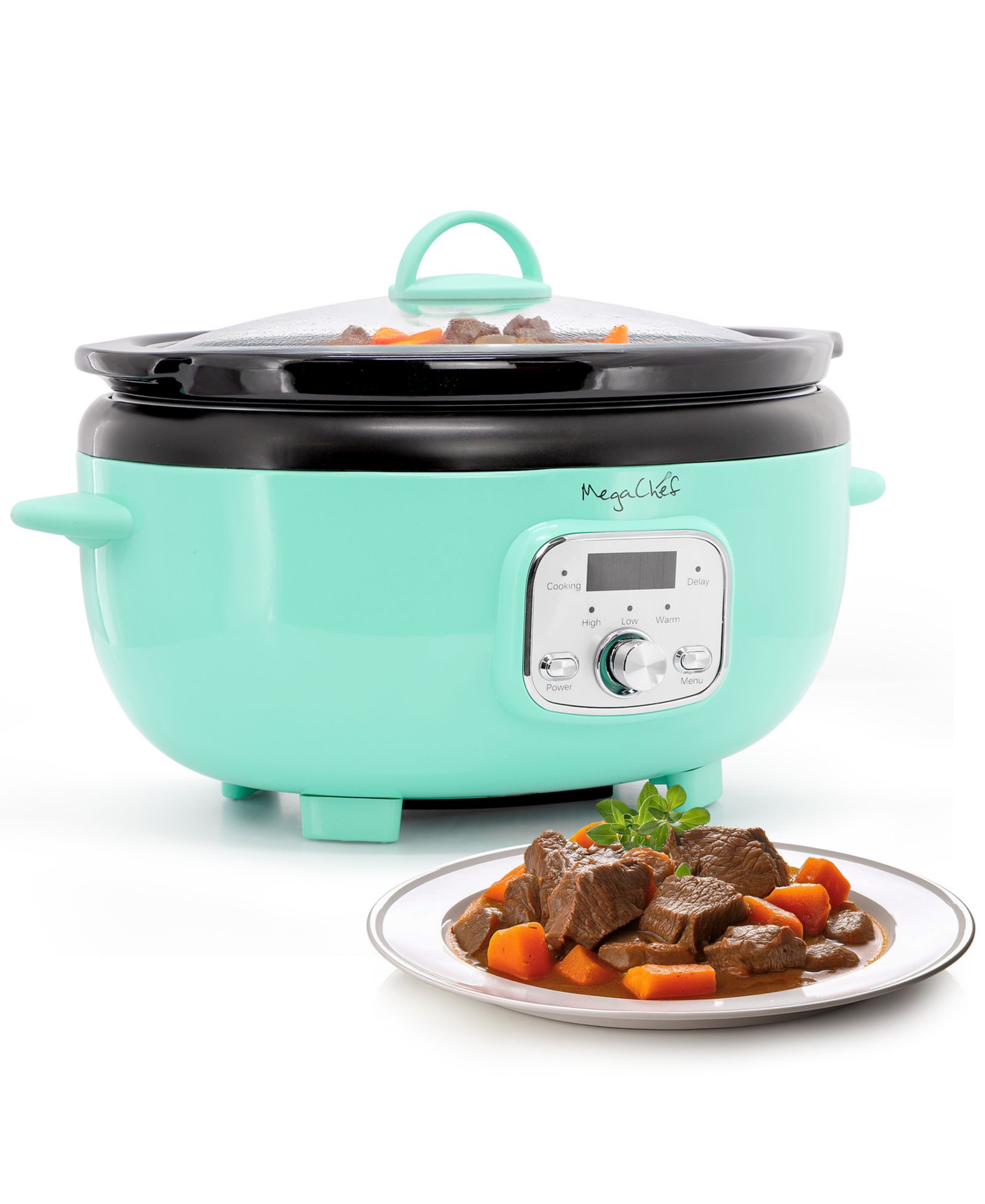Электрическая мультиварка MegaChef Oval 3.5 Quart