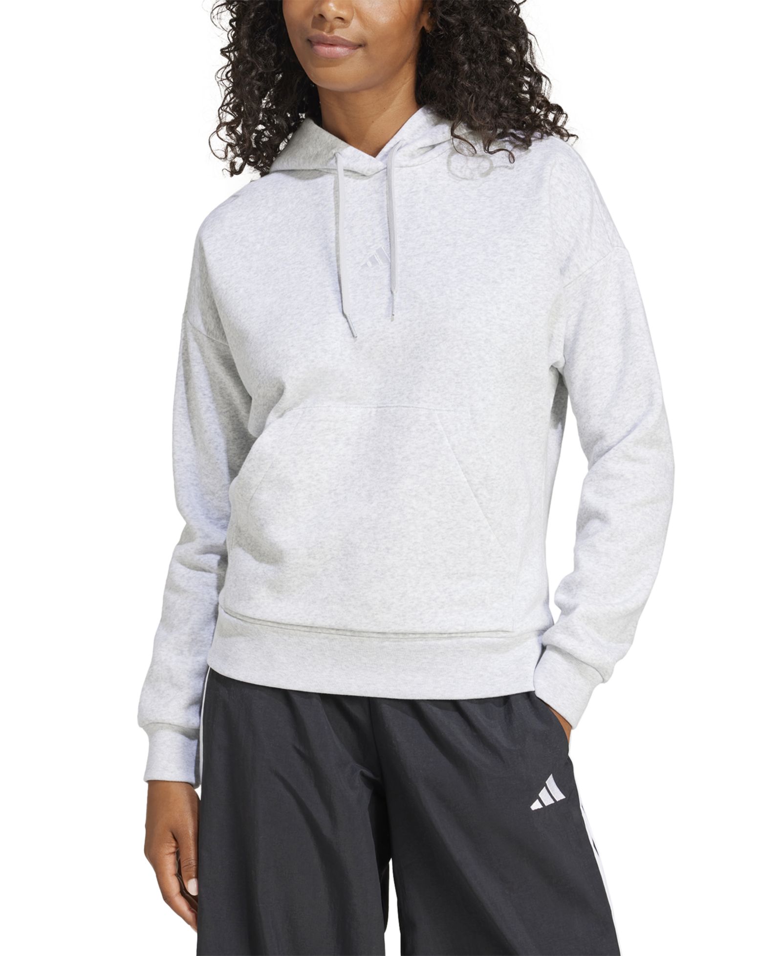 adidas Women's Essentials Long-Sleeve Logo Hoodie