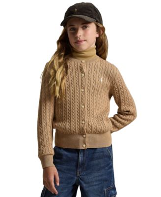 Детский кардиган Polo Ralph Lauren Girls' 7-16 Mini-Cable