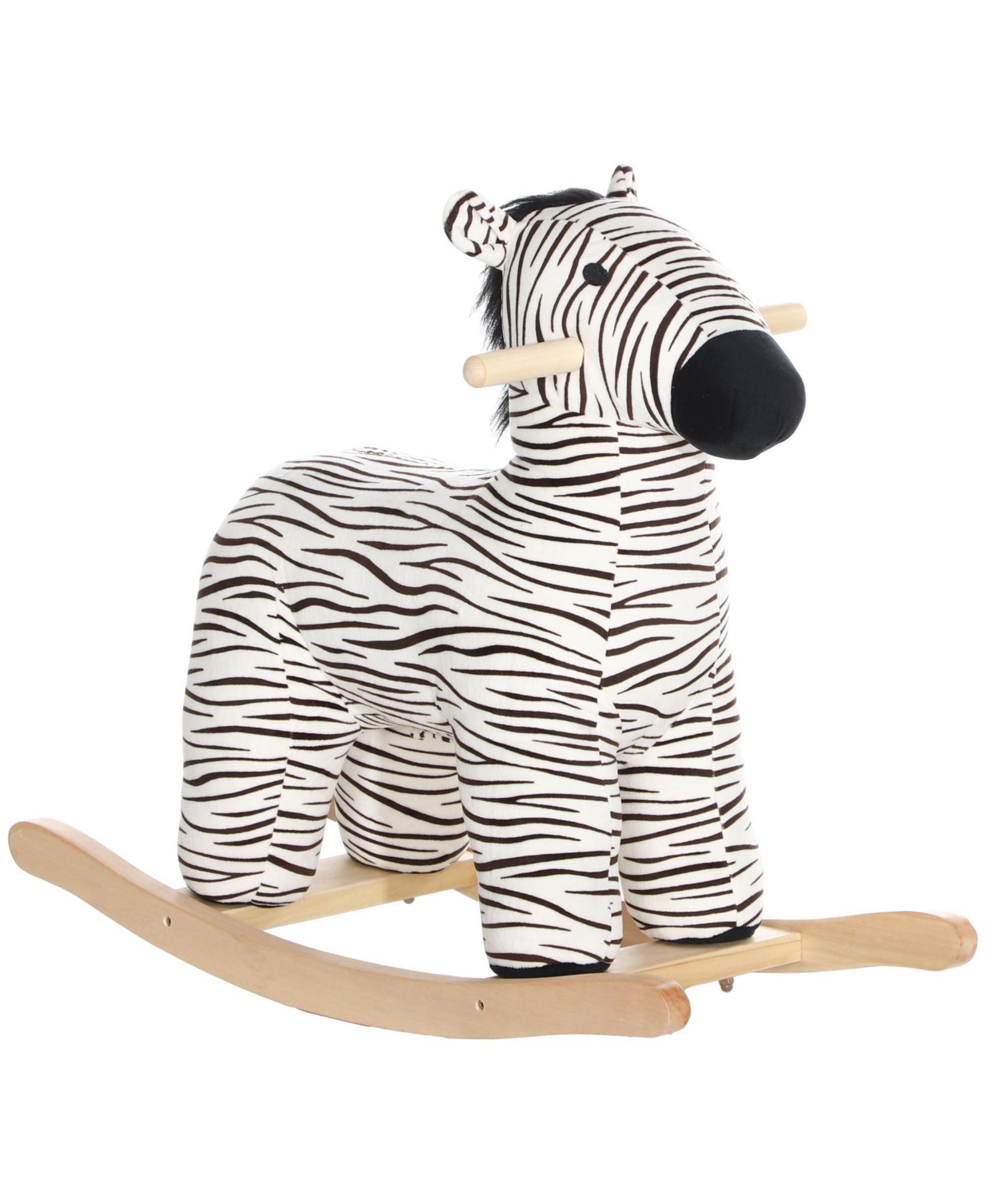Qaba Детская качалка Zebra с реалистичным звуком