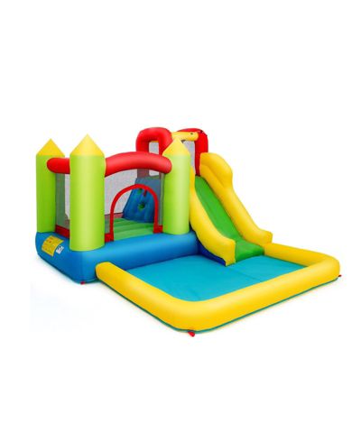 Gouun Inflatable Bounce House Water Slide, 138"L x 110.5"W x 75"H, Blower Sold Separately, For 3 Players, Ages 3+