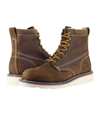 Berrendo Men's 6" Soft Toe Work Boots for Men - Safety Footwear - Electrical Hazard Rated