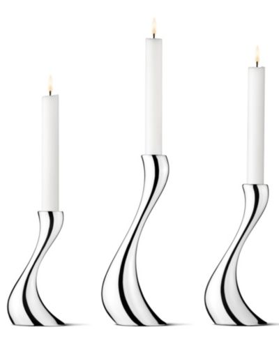 Georg Jensen Cobra Candleholder, Set of 3