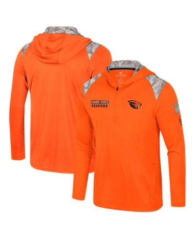Colosseum худи на молнии OHT Military Appreciation Oregon State Beavers, оранжевая, Мужская