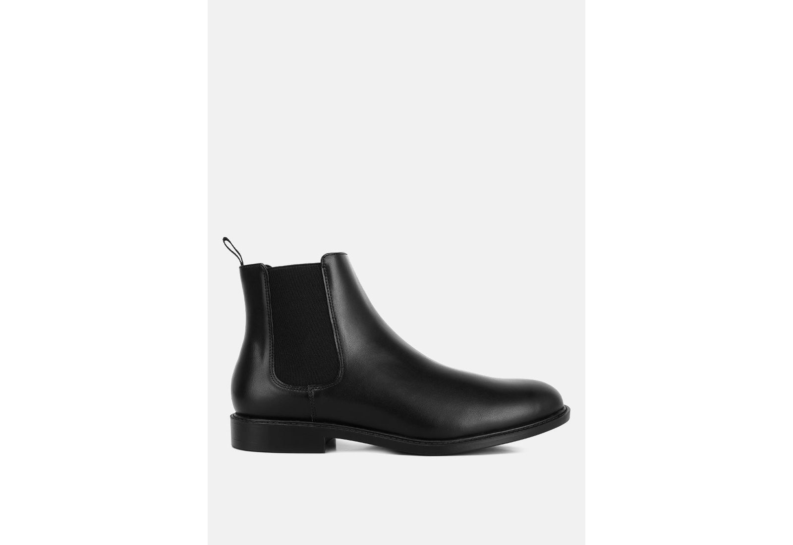 London Rag Womens Fraser Faux Leather Pull Tabs Boots