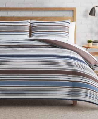 Lucky Brand Monterey Stripe 3-Pc. Duvet Cover Set, Full/Queen