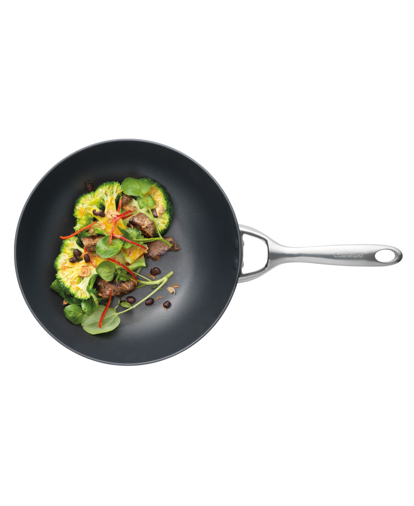 Сковорода Cuisine::pro® ID3 11" Hard anodized Cast Stirfry Pan
