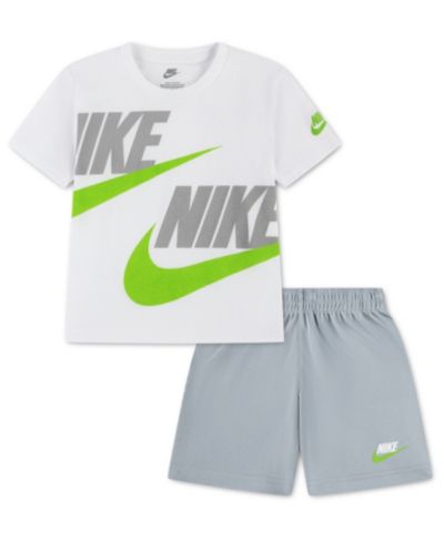 Nike Детский комплект из футболки и шорт Futura для мальчиков и девочек