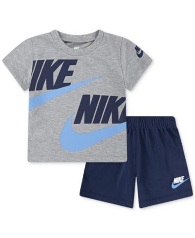 Nike Детский комплект из футболки и шорт Futura для мальчиков и девочек