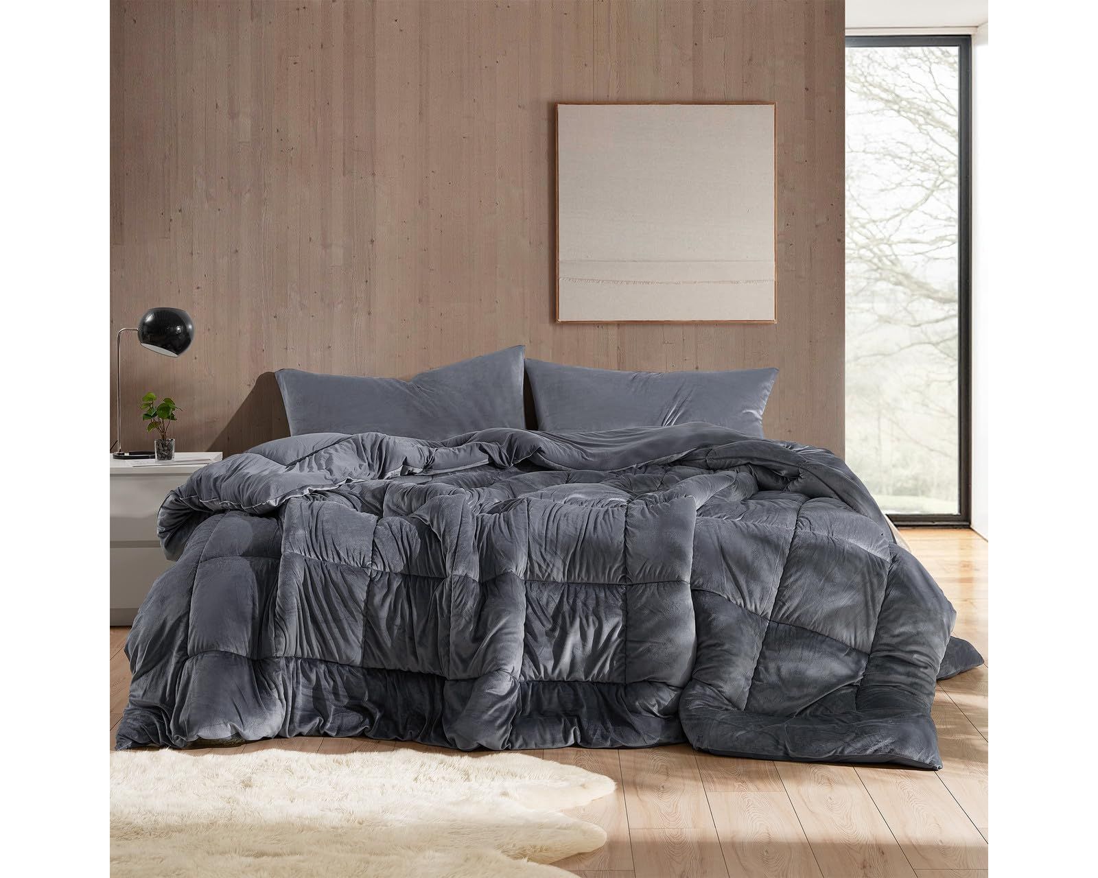 Coma Inducer одеяло I'm Not a Baby, I Just Sleep Like One, Gunmetal Navy