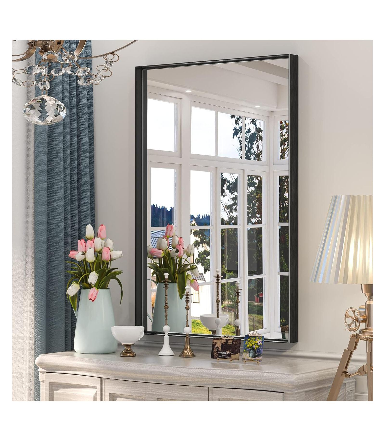 keonjinn Vanity Wall Mirror Bathroom Mirror Accent Mirror
