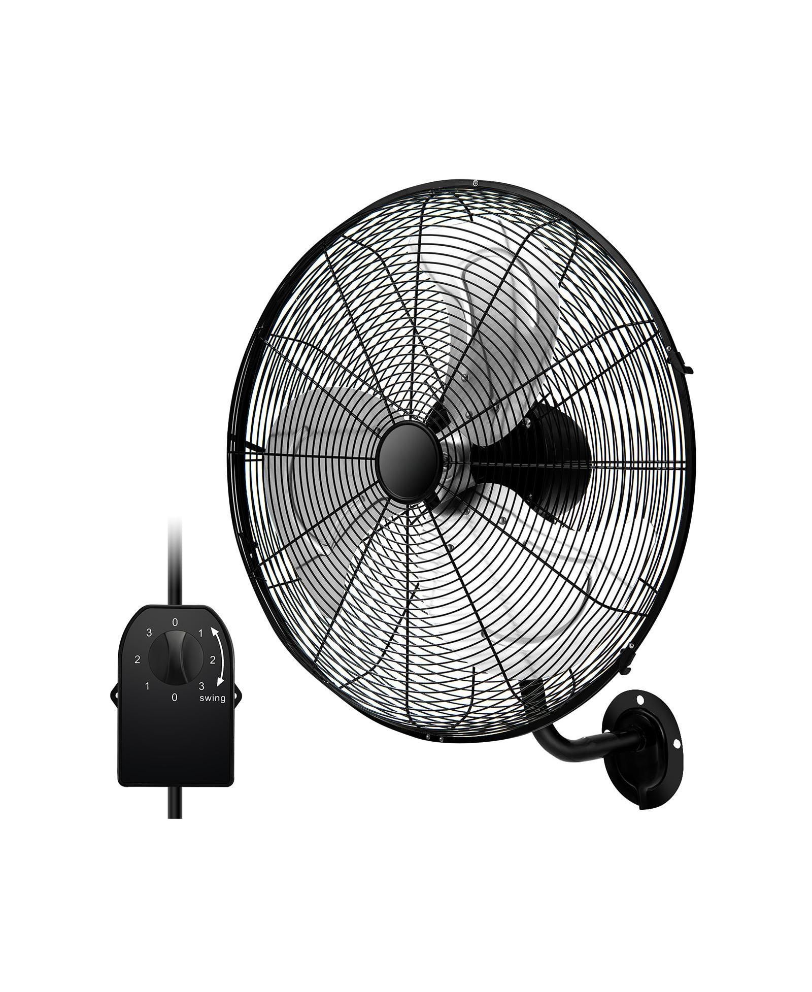 Настенный вентилятор GOUUN 20 Inch с 3 скоростями и регулируемым наклоном