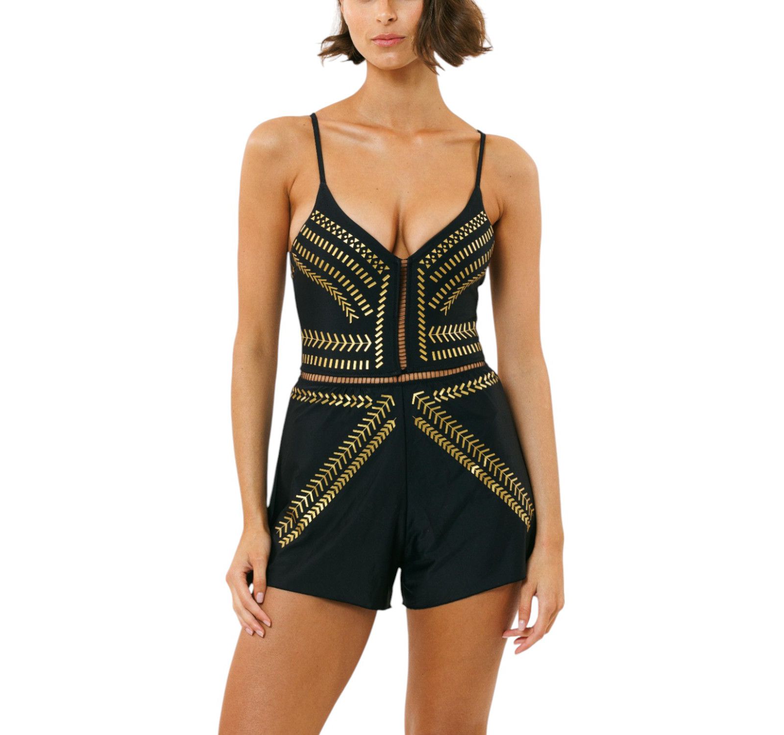 Biliblond Women's Overall Onepiece Swimsuit