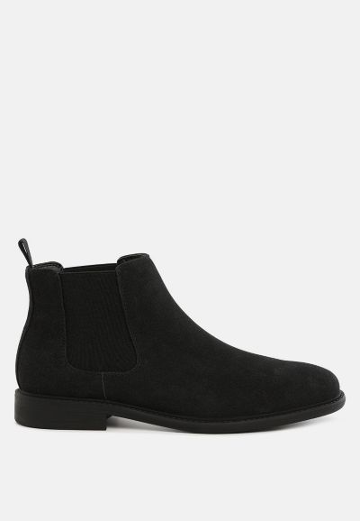 London Rag Womens Joham Faux Leather Chelsea Boots