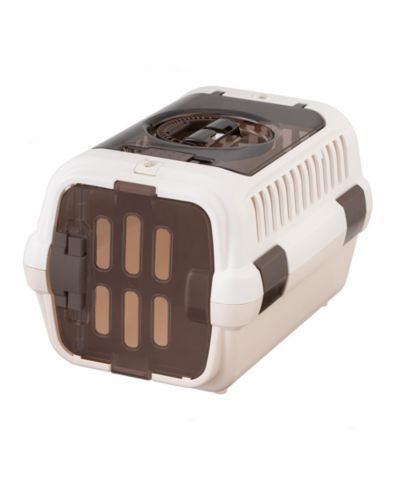 Переноска для животных Richell Double Door Pet Carrier II: Small, белая