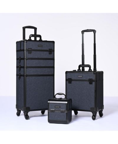 Набор косметических кейсов Byootique 3-Piece Makeup Train Cases